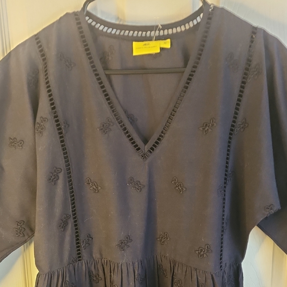 Roberta Roller Rabbit Dark Blue Eyelet Tunic - image 5